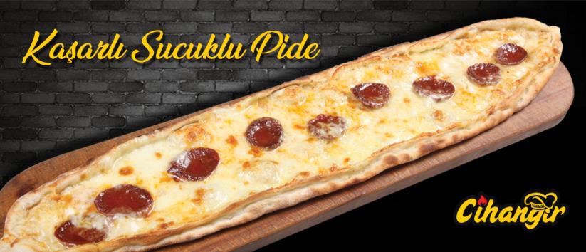 Kaşarlı Sucuklu Pide